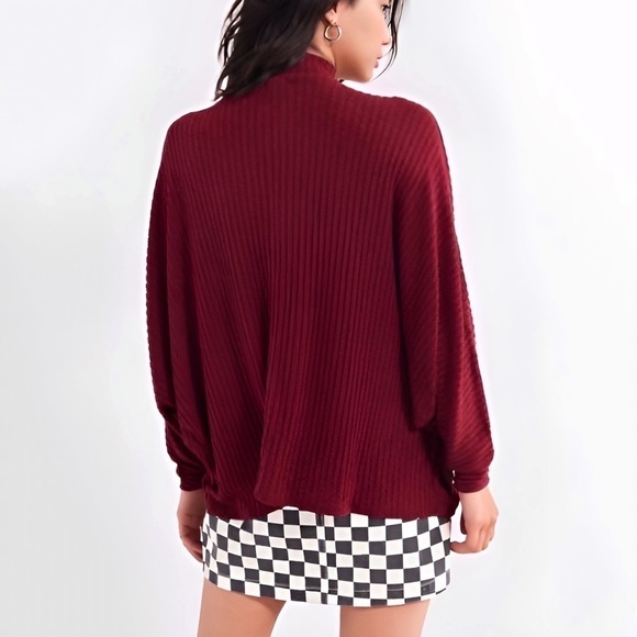 Urban Outfitters Sky Open Mock-Neck Sweater - Picture 3 of 9